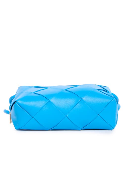 Urban Expressions Handbags Woven Crossbody Bag In Royal Blue