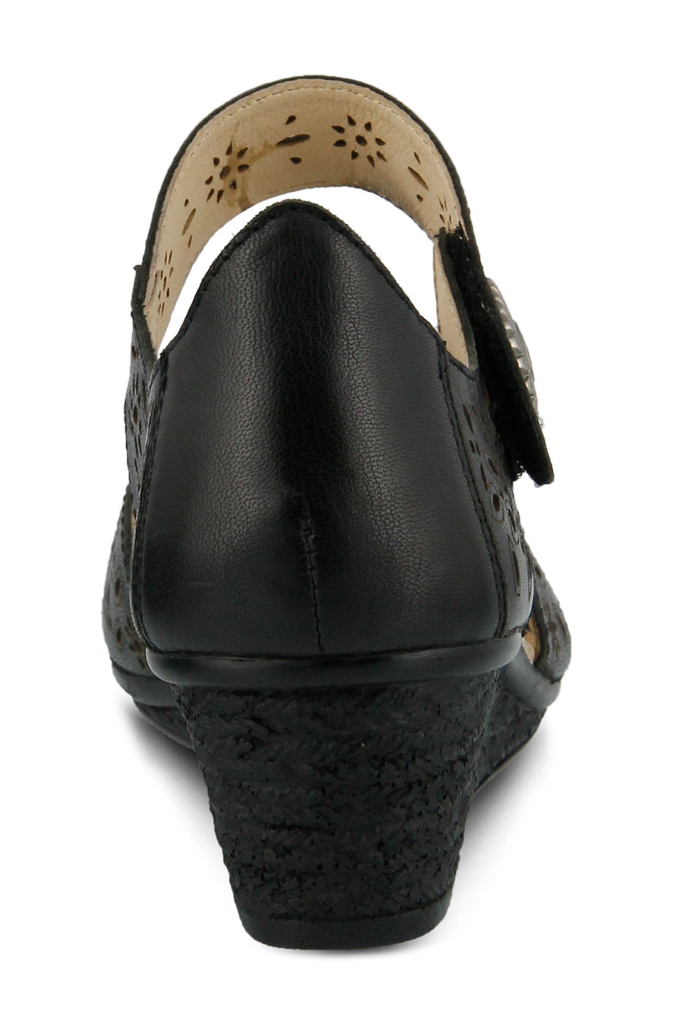 Spring Step Nougat Pump, Alternate, color, Black Leather