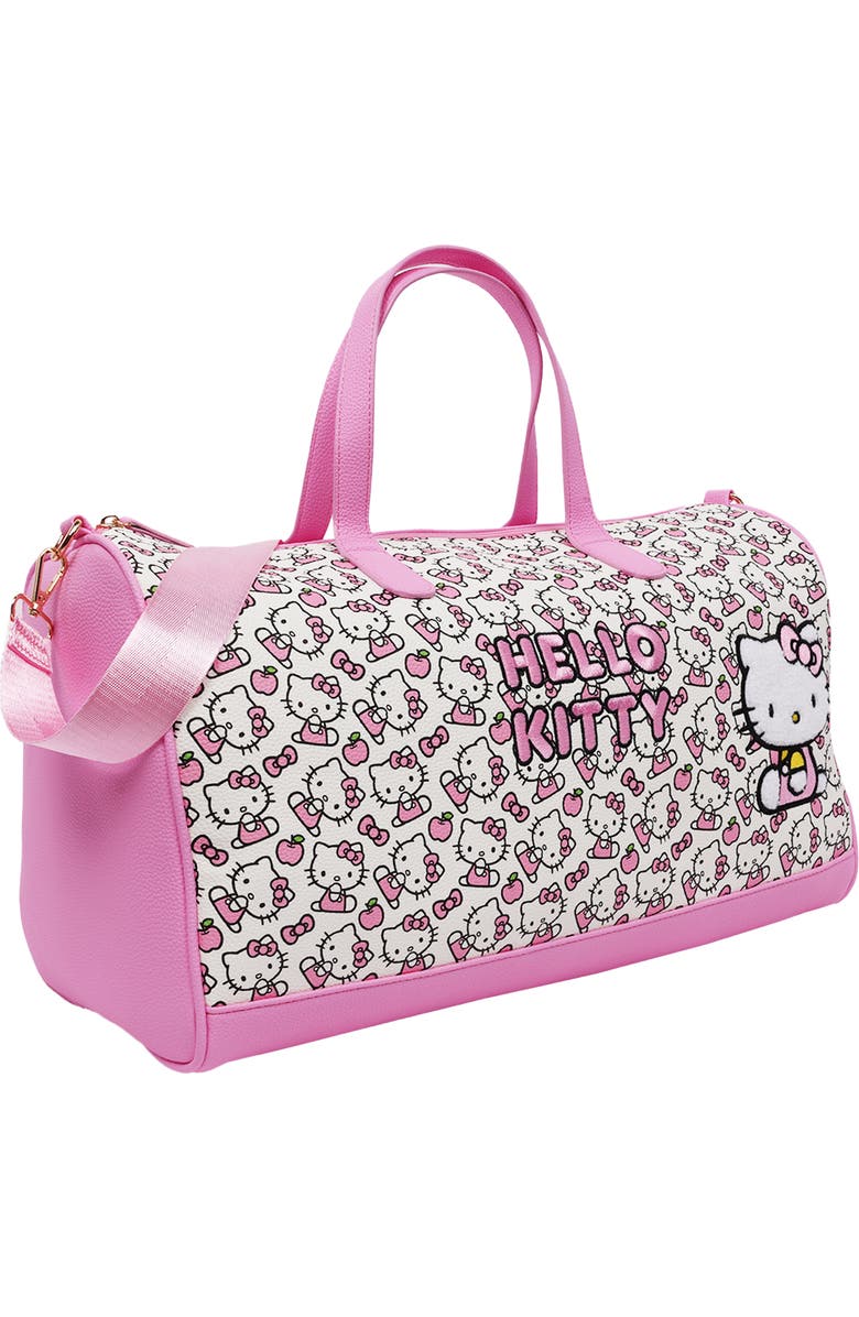 FUL/SANRIO Hello Kitty Pink & White Weekender Duffel Bag, Alternate, color, Red