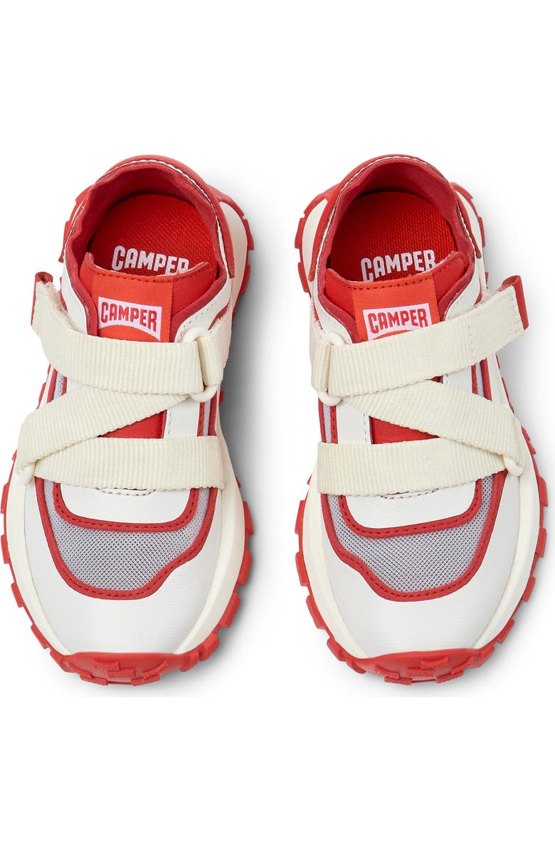 Camper Kids' Drift Trail Sneaker, Alternate, color, Natural/ Red