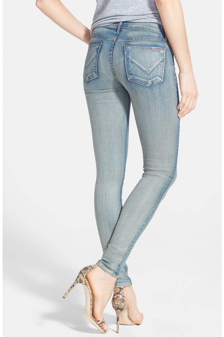 'Krista' Super Skinny Jeans, Alternate, color, CASTLES OF SAND