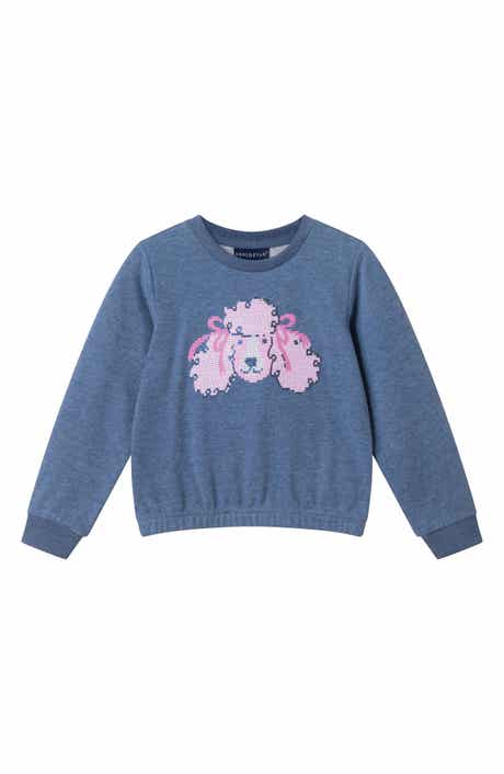 Kids' Print Sequin Graphic Sweatshirt