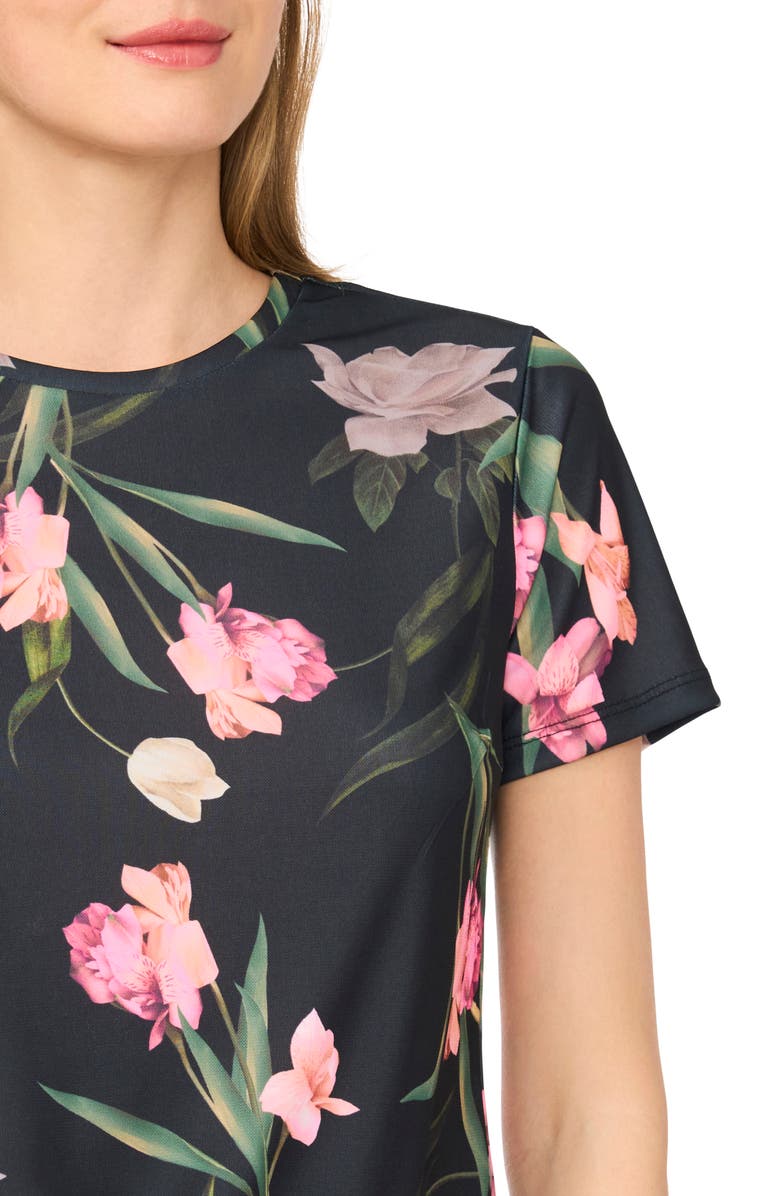 Ted Baker Crewneck T-Shirt, Alternate, color, Black Multi