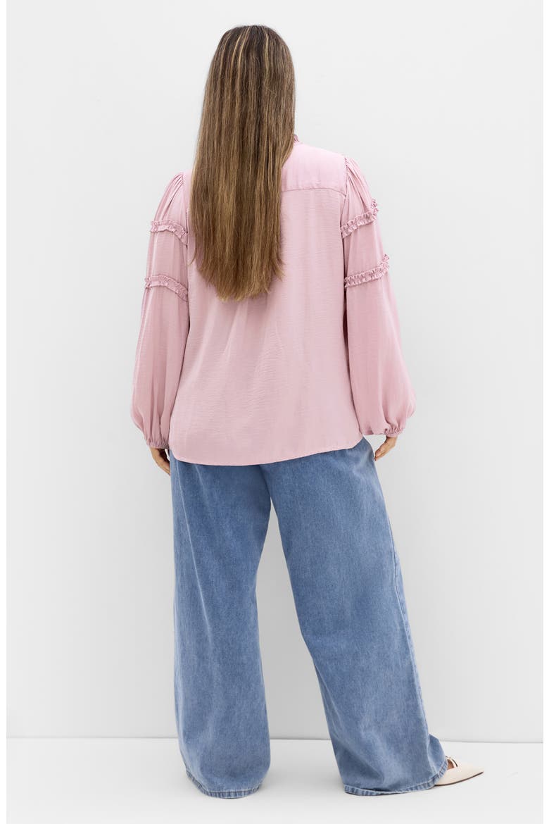 Drama Queen Ruffle Top, Alternate, color, SOFT ROSE