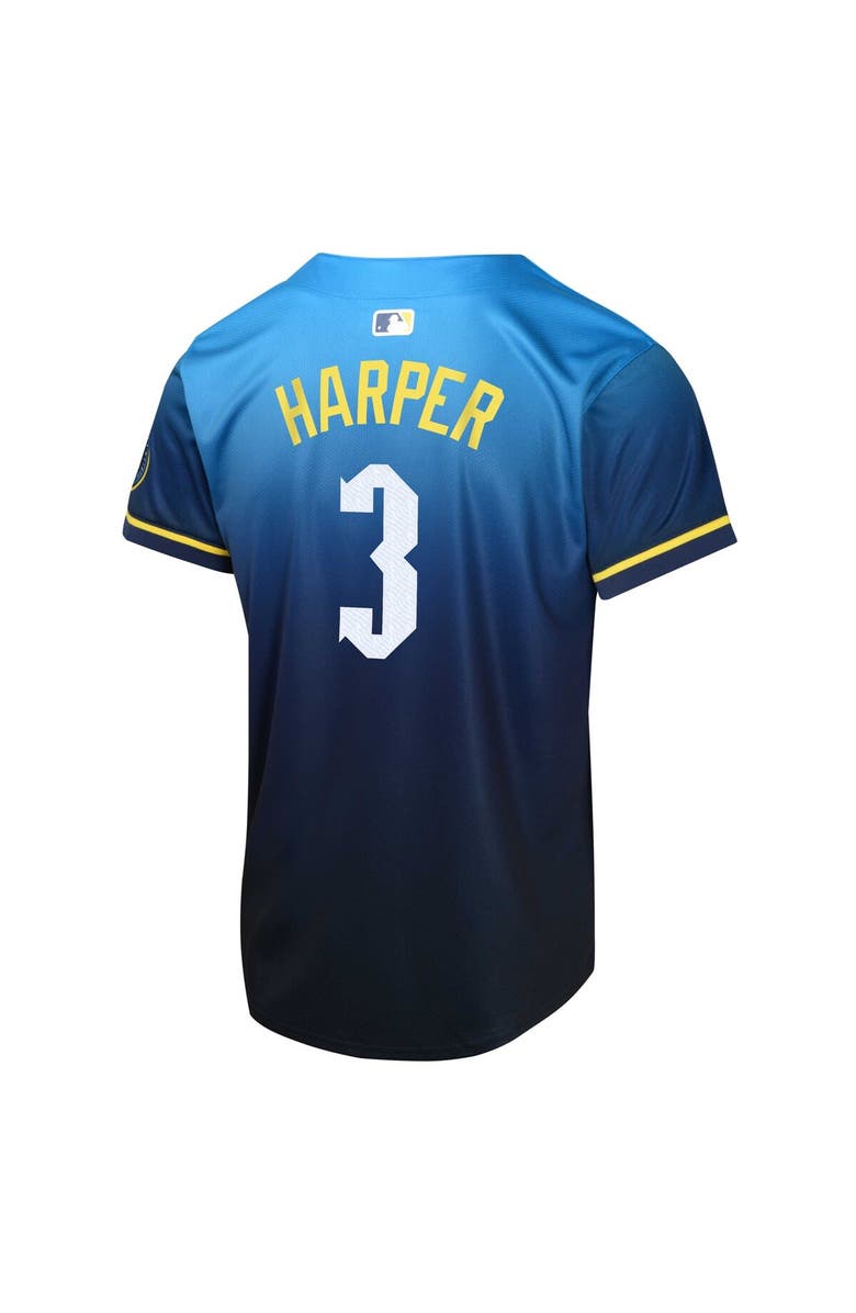 Nike Youth Nike Bryce Harper Blue Philadelphia Phillies 2024 City Connect Limited Player Jersey, Alternate, color, Blue