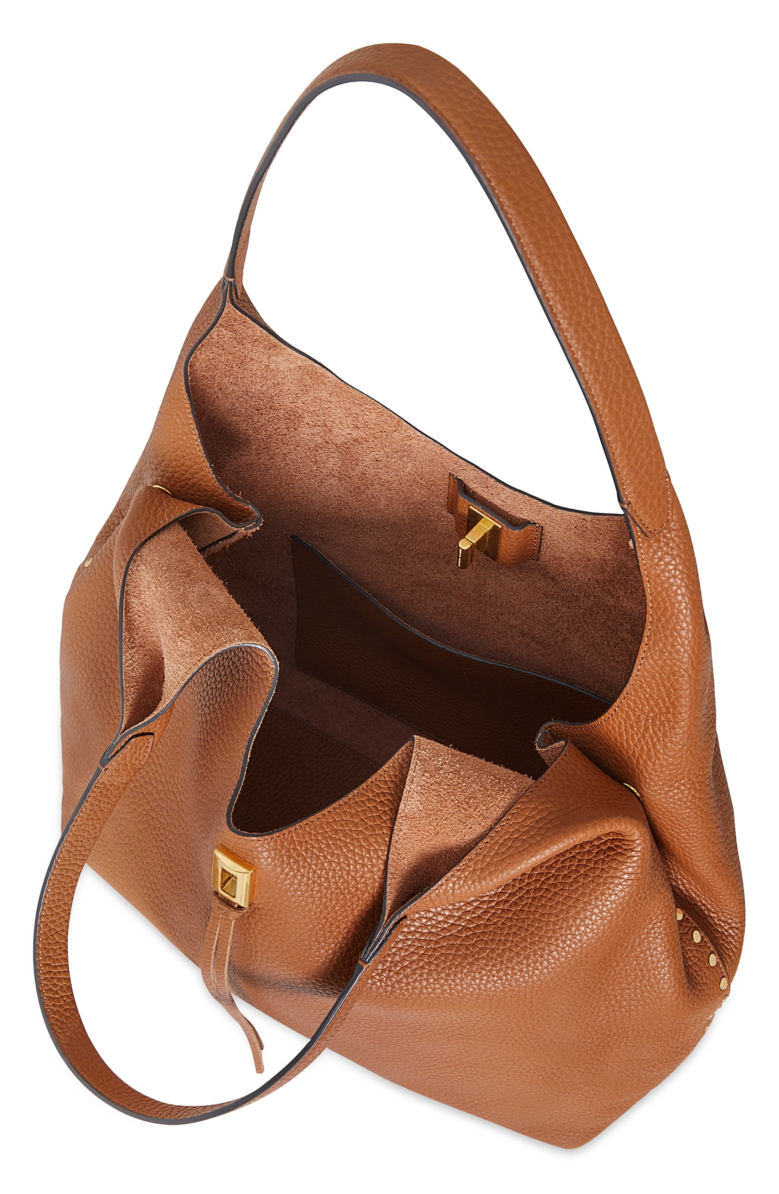 Darren Signature Leather Carryall Bag, Alternate, color, CARAMELLO