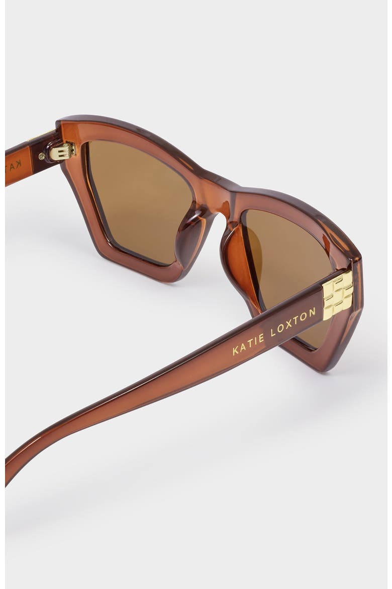 Palma Sunglasses, Alternate, color, Chocolate Transparent