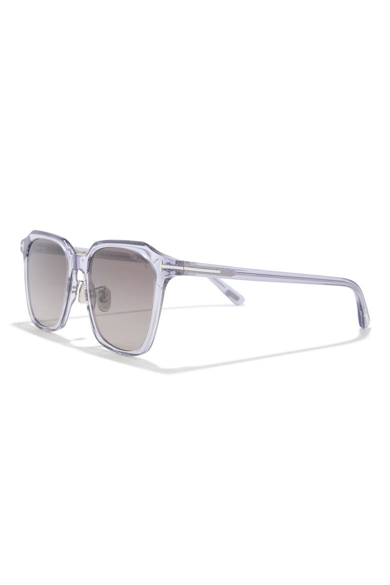 53mm Square Sunglasses, Alternate, color, GREY/ OTHER / GRADIENT SMOKE