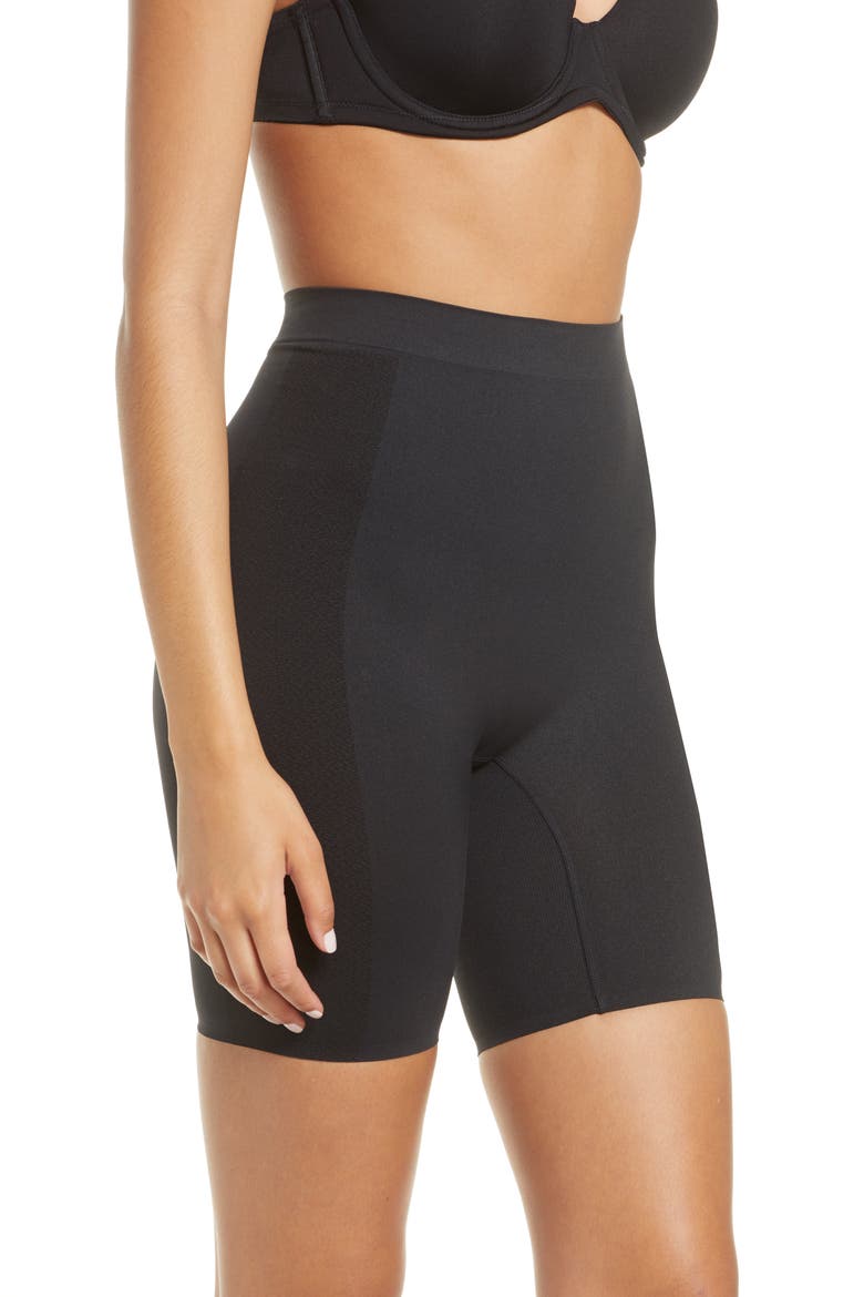 Keep Your Cool Thigh Shaper Shorts, Alternate, color, TAP SHOE