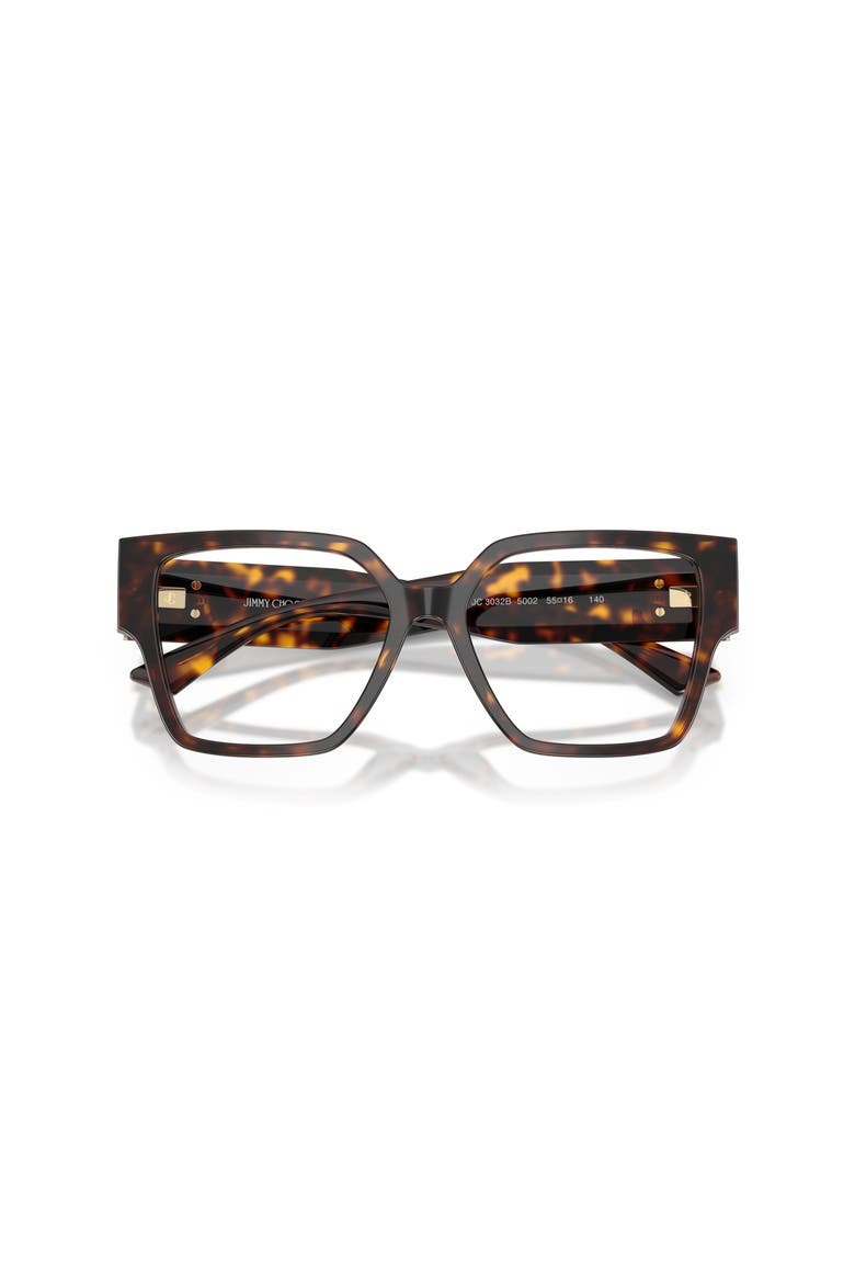 53mm Square optical glasses, Alternate, color, Tortoise
