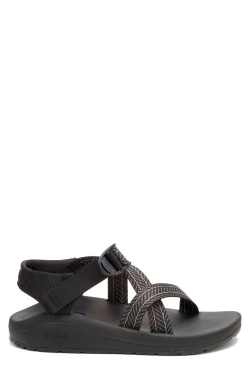 Chaco Cushz Sandal In Frond Black