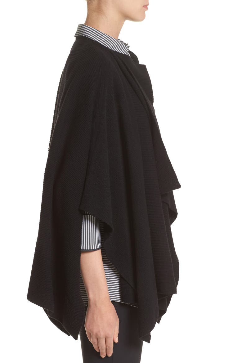 Cashmere Wrap, Alternate, color, BLACK