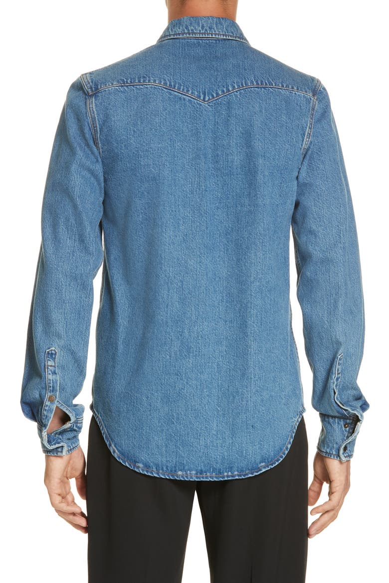Denim Shirt, Alternate, color, BLUE
