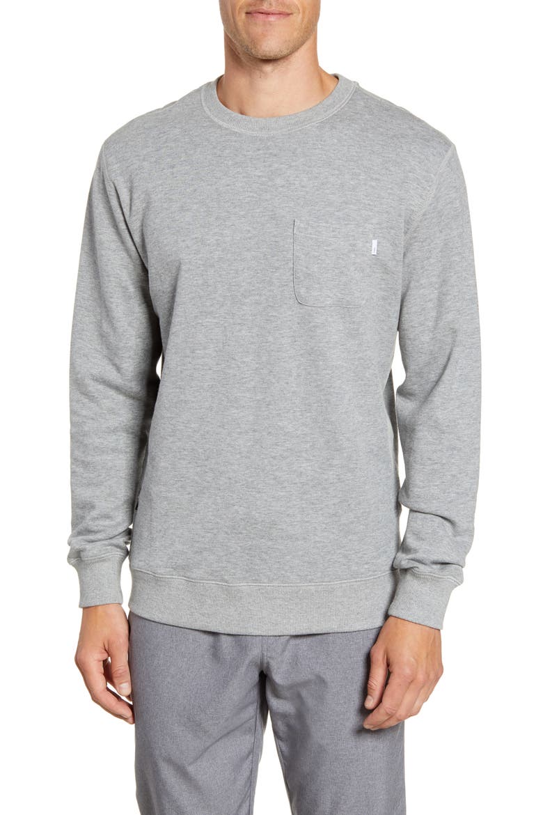 Jeffrey's Pullover, Main, color, HEATHER GREY