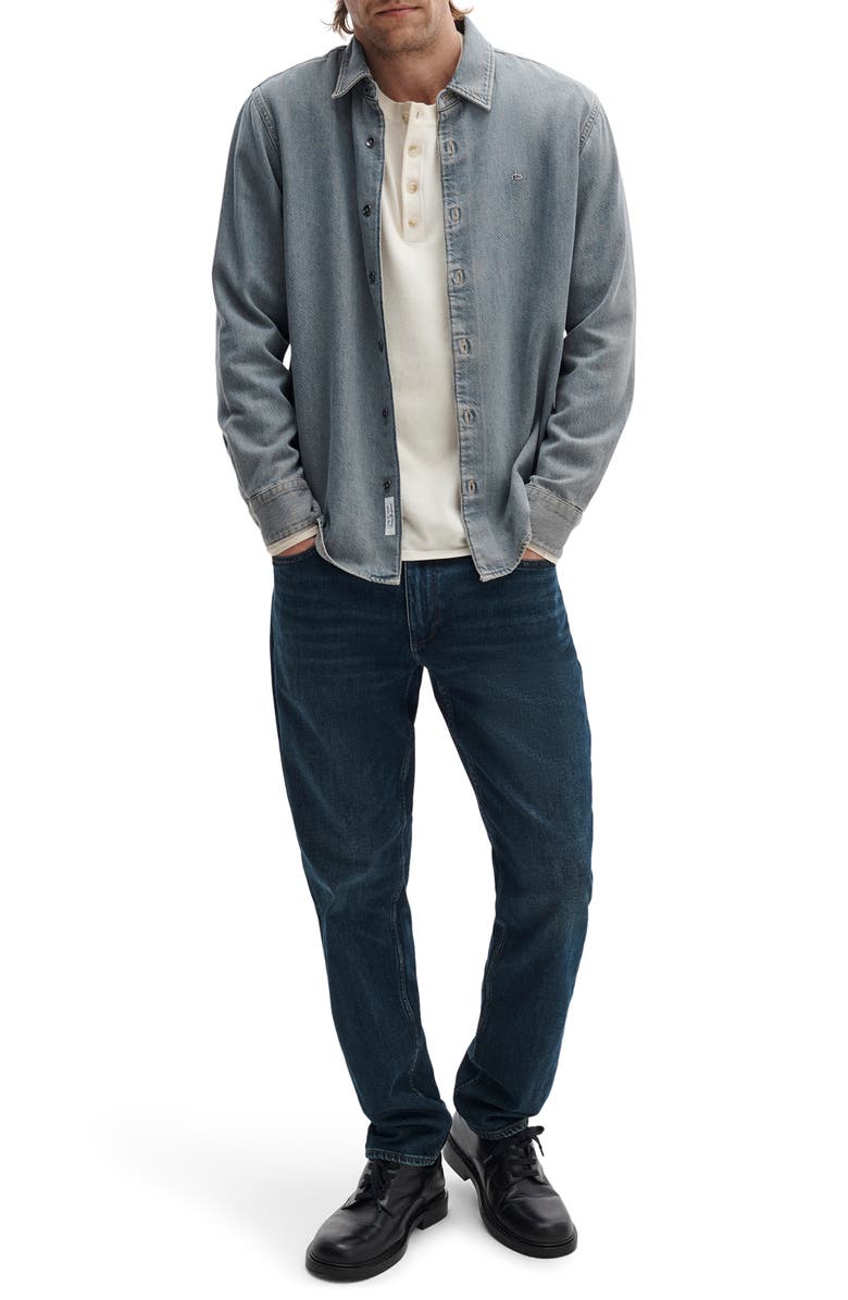 rag & bone Washed Cotton Henley, Alternate, color,