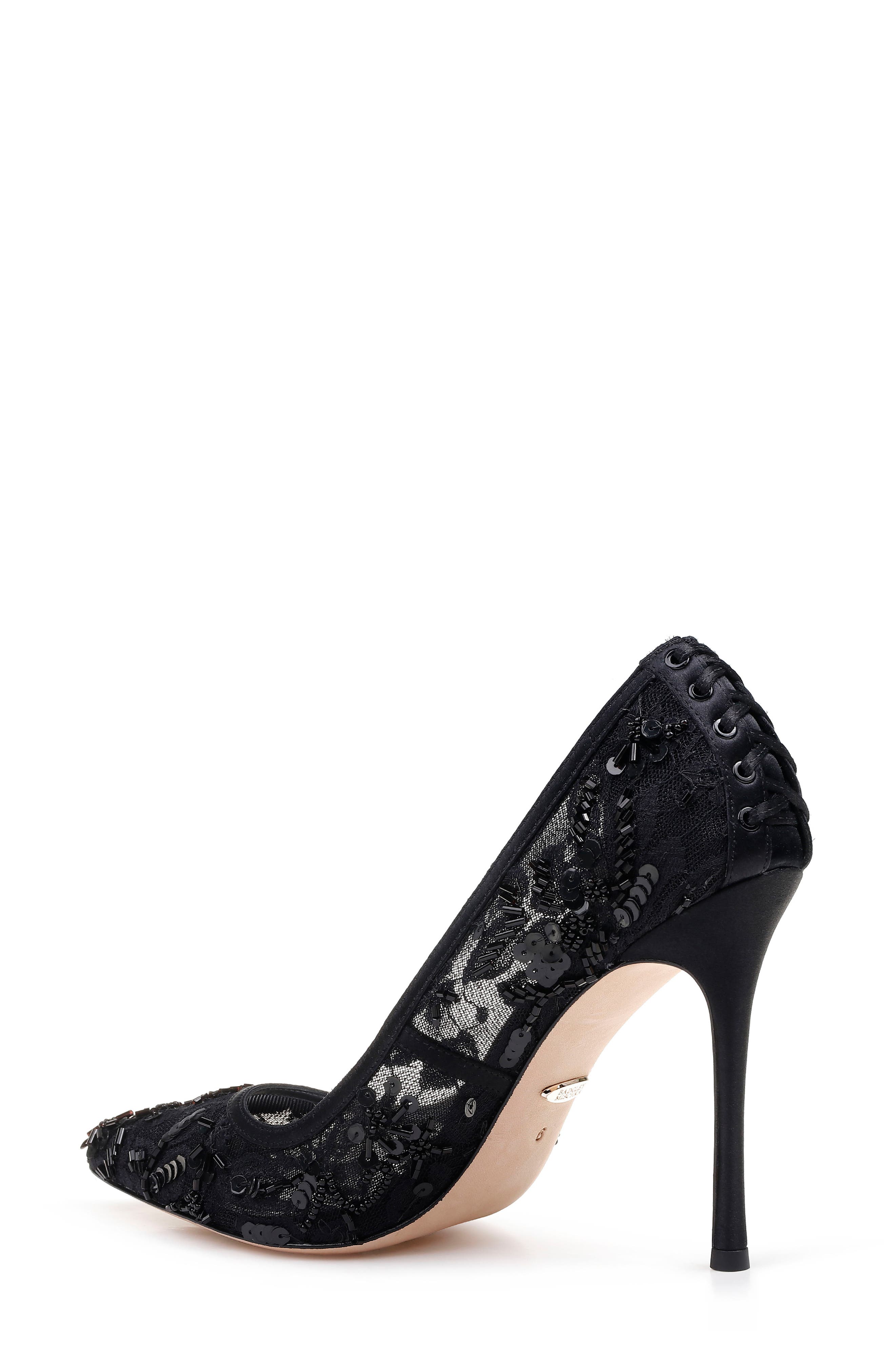Badgley Mischka Collection Badgley Mischka Veronica Lace Pump, Alternate, color, 
