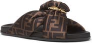 Fendi Feel Knotted Slide Sandal