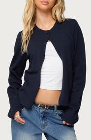 EDIKTED Jenie Split Front Cardigan
