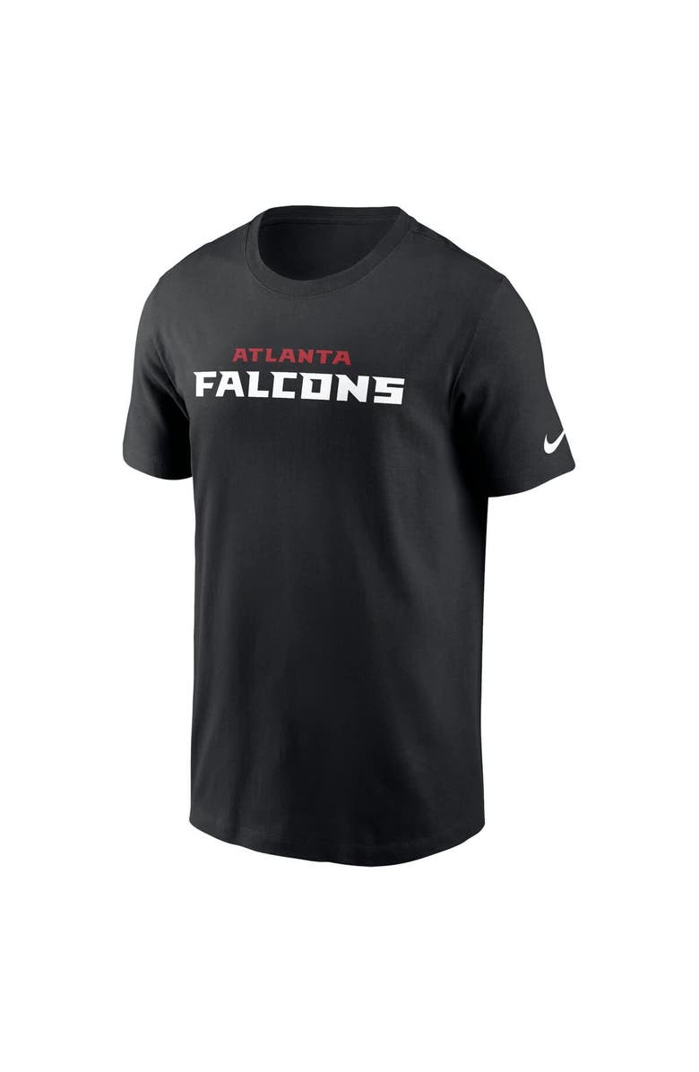 Nike Men's Nike Black Atlanta Falcons Team Wordmark Essential T-Shirt, Alternate, color, Black