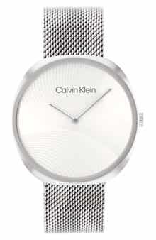 Calvin Klein Mesh Strap Watch, 36.6mm
