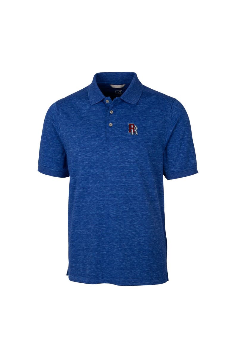 Cutter & Buck Men's Cutter & Buck  Blue Round Rock Express Advantage Tri-Blend Space Dye Polo, Alternate, color, 