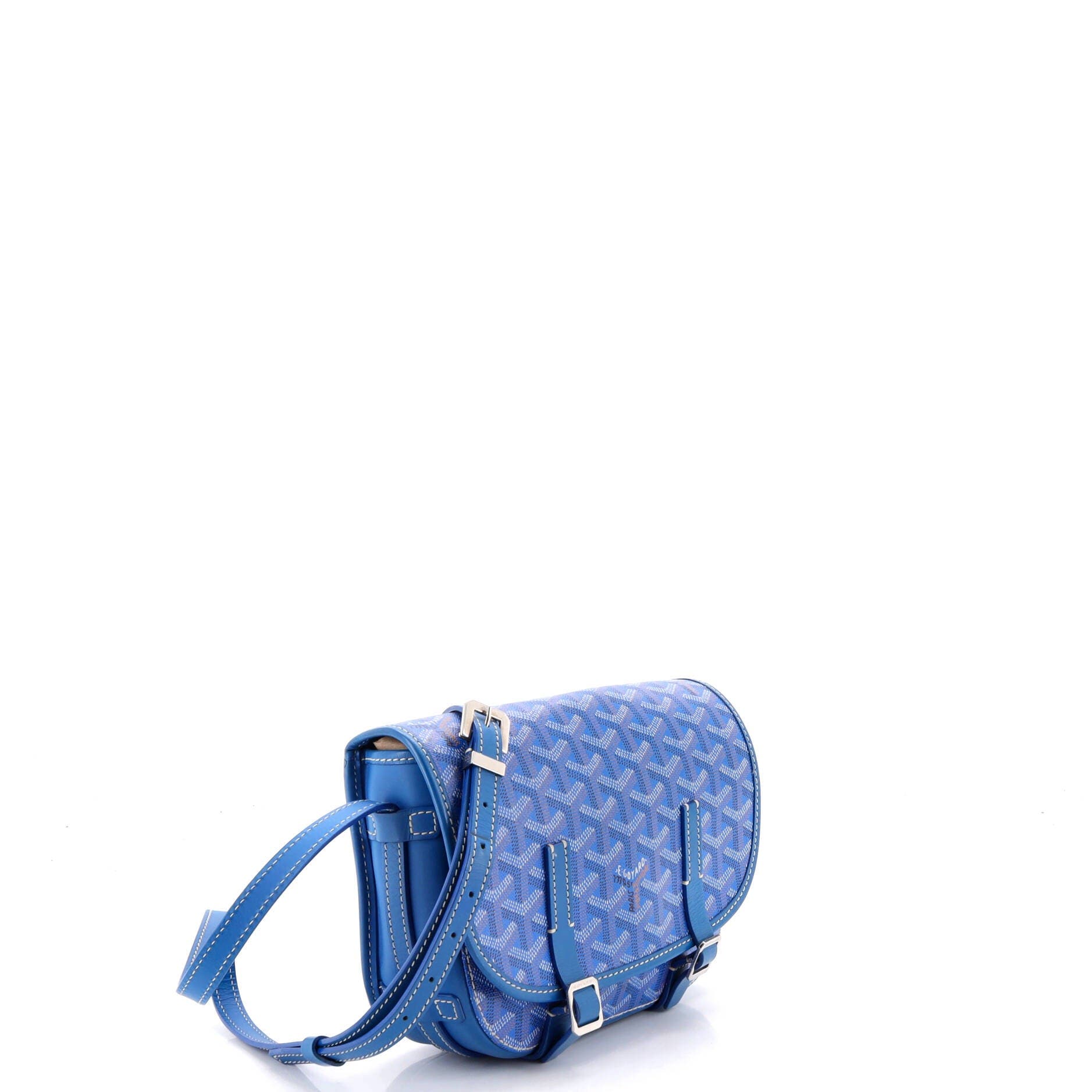 Belvedere Messenger Bag Coated Canvas PM, Alternate, color, Blue