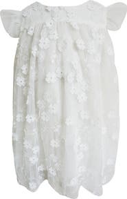Popatu 3D Floral Embroidered Party Dress