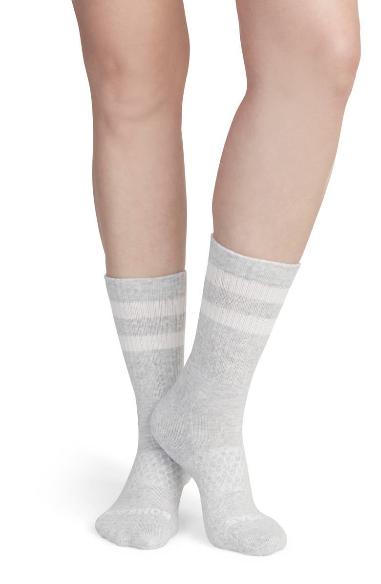 Bombas Vintage Stripes Half Calf Socks, Alternate, color, 