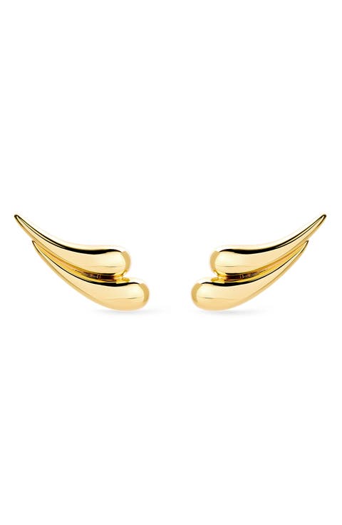 Kia Teardrop Stud Earrings