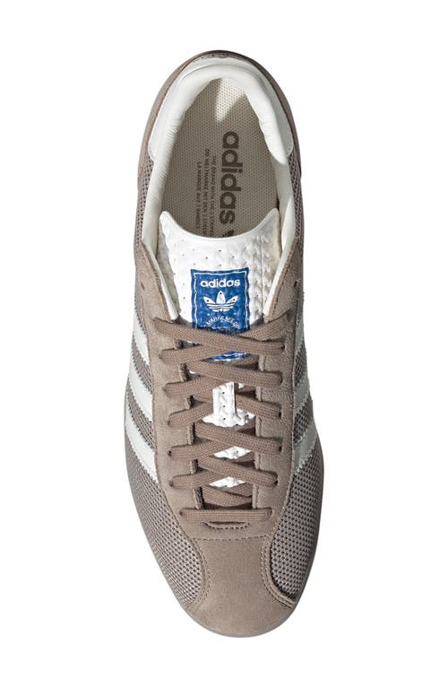 Adidas Originals Sneaker Gazelle Indoor Pro Charcoal In Chalky Brown/white/vapour Grey