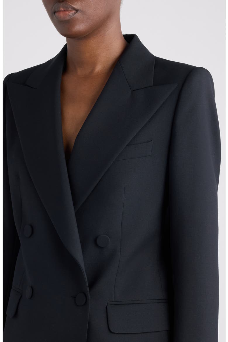 Wool & Mohair Twill Jacket, Alternate, color, BLACK
