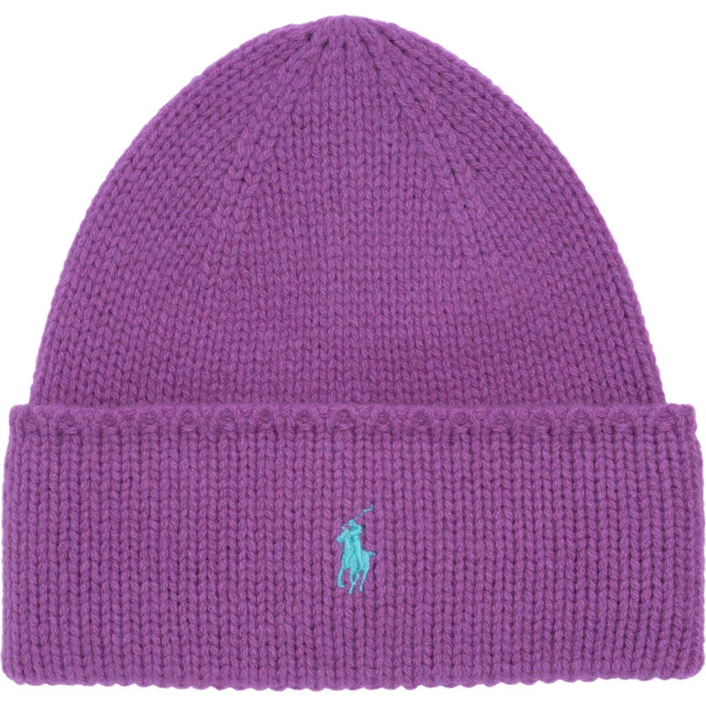 Polo Ralph Lauren Pony Beanie In Pink
