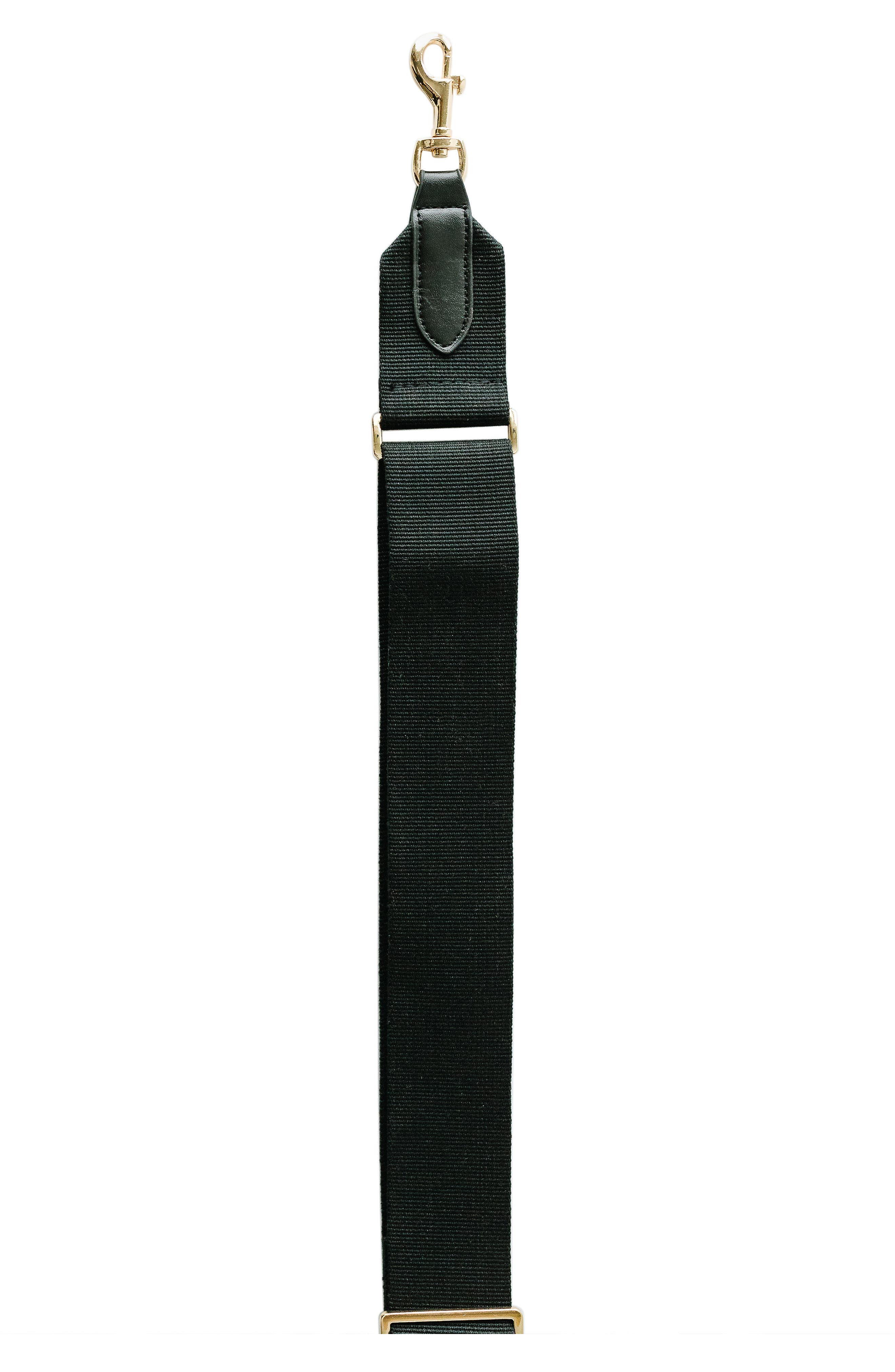 Crossbody Strap, Alternate, color, BLACK