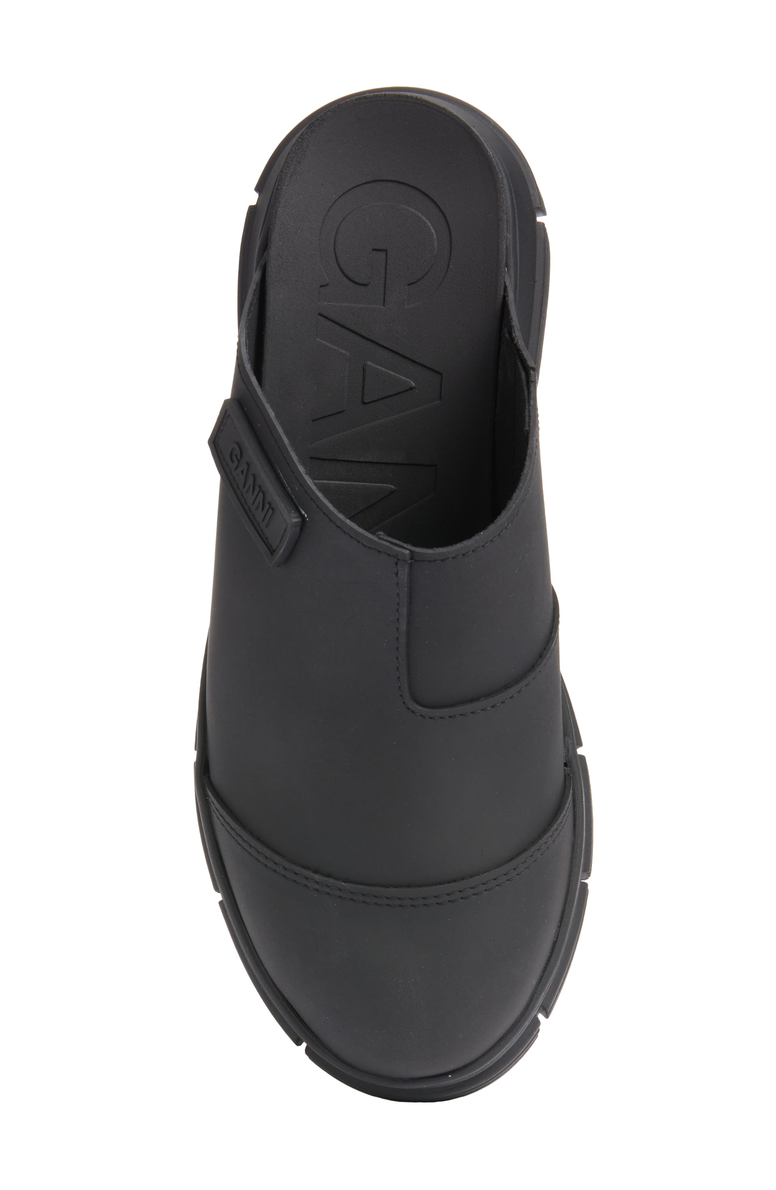 Ganni Recycled Rubber Blend City Mule, Alternate, color, 