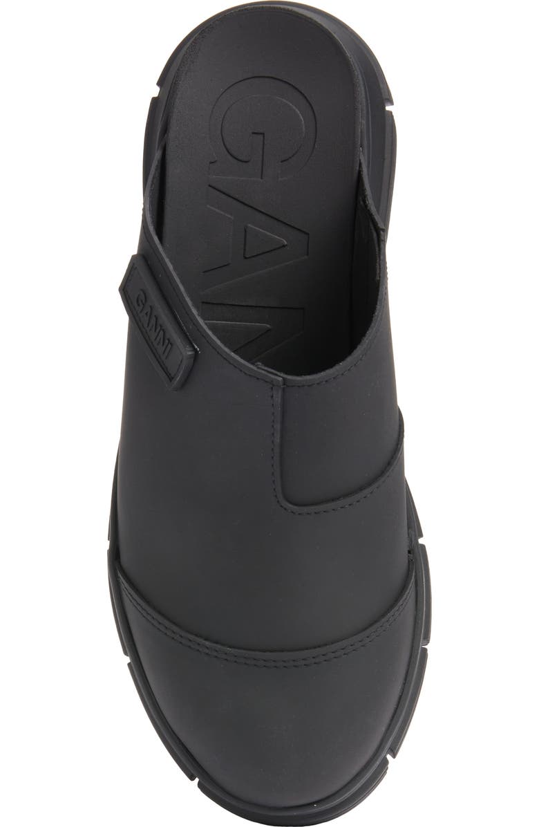 Ganni Recycled Rubber Blend City Mule, Alternate, color,