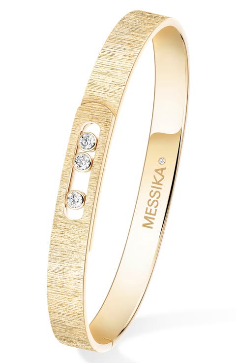 Move Noa Ciselle Diamond Bangle Bracelet