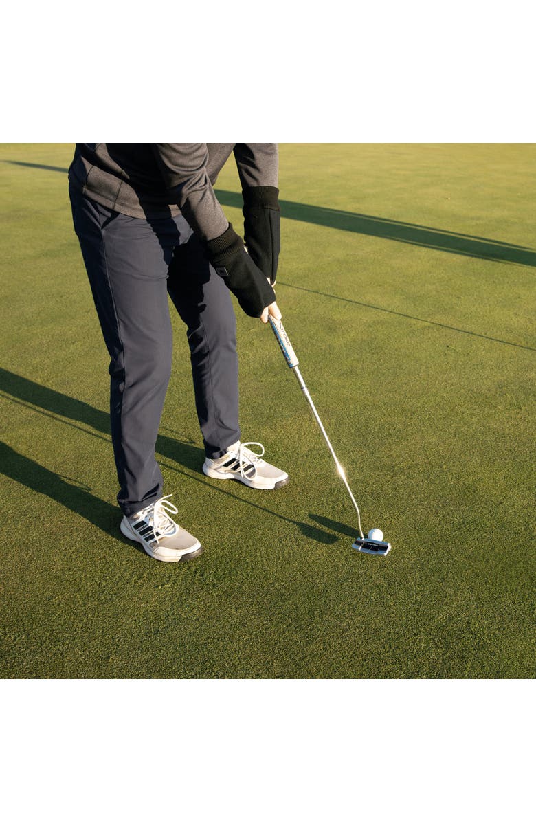 Turtle Fur Fleece Pull Up Golf Mittens, Alternate, color, Black