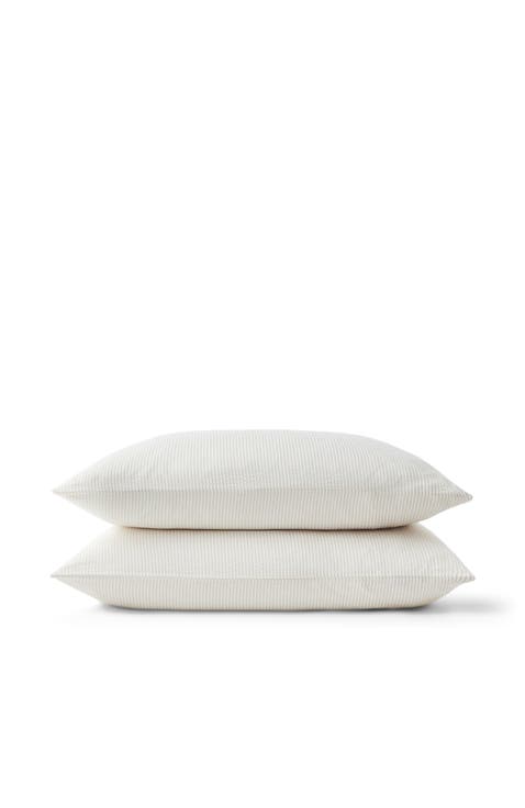 Seersucker Cotton Percale Pillowcase Pairs