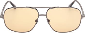 TOM TOM FORD Tex 62mm Navigator Sunglasses | Nordstrom