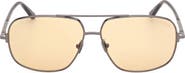 TOM FORD Tex 62mm Navigator Sunglasses