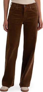 KUT from the Kloth Jean High Rise Wide Leg Corduroy Pants
