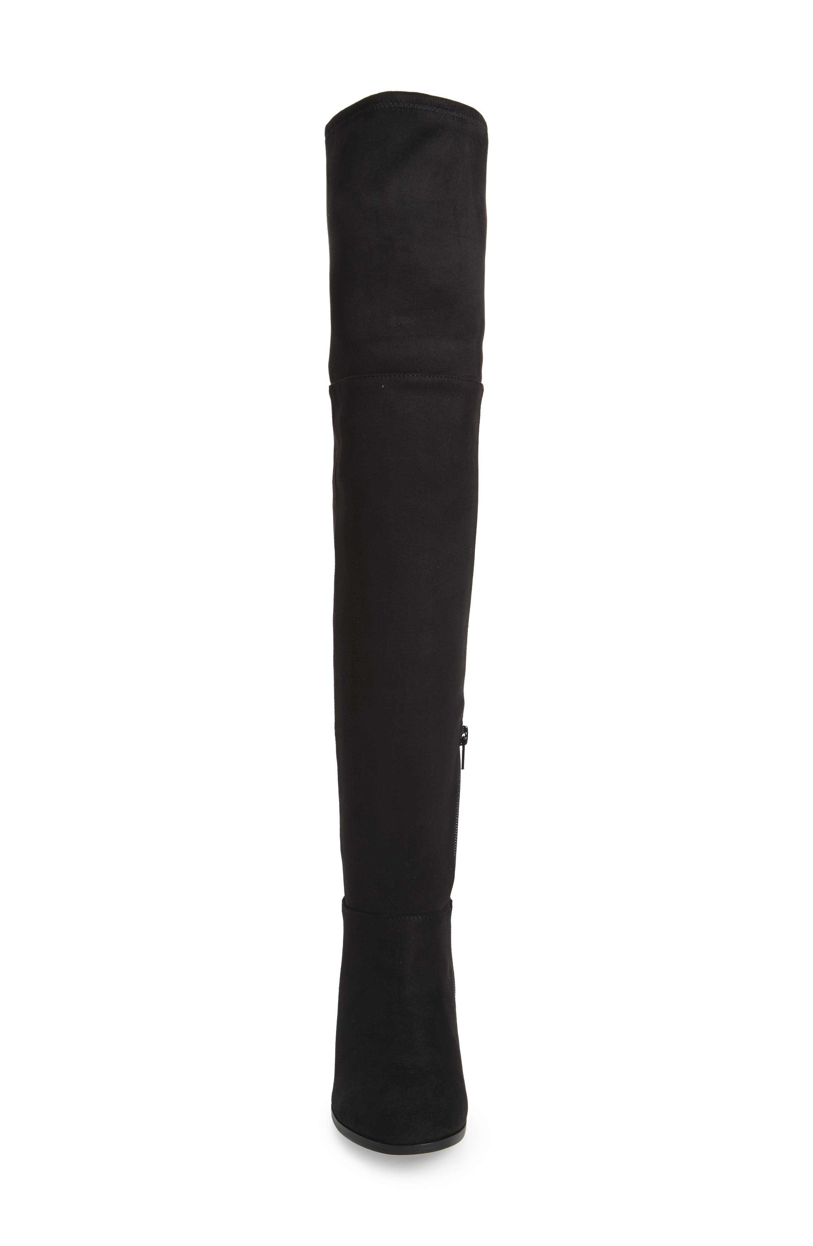 Festive Over the Knee Boot, Alternate, color, BLACK