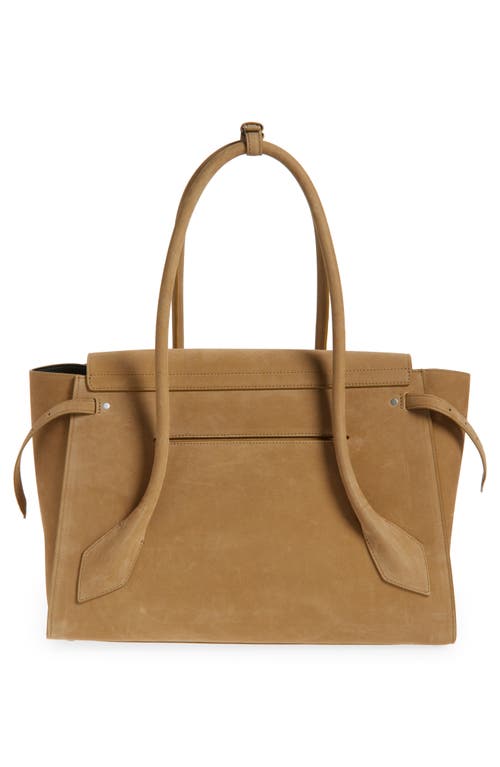 Proenza Schouler Tate East-west Satchel Bag In Nubuck Calfskin In Tobacco