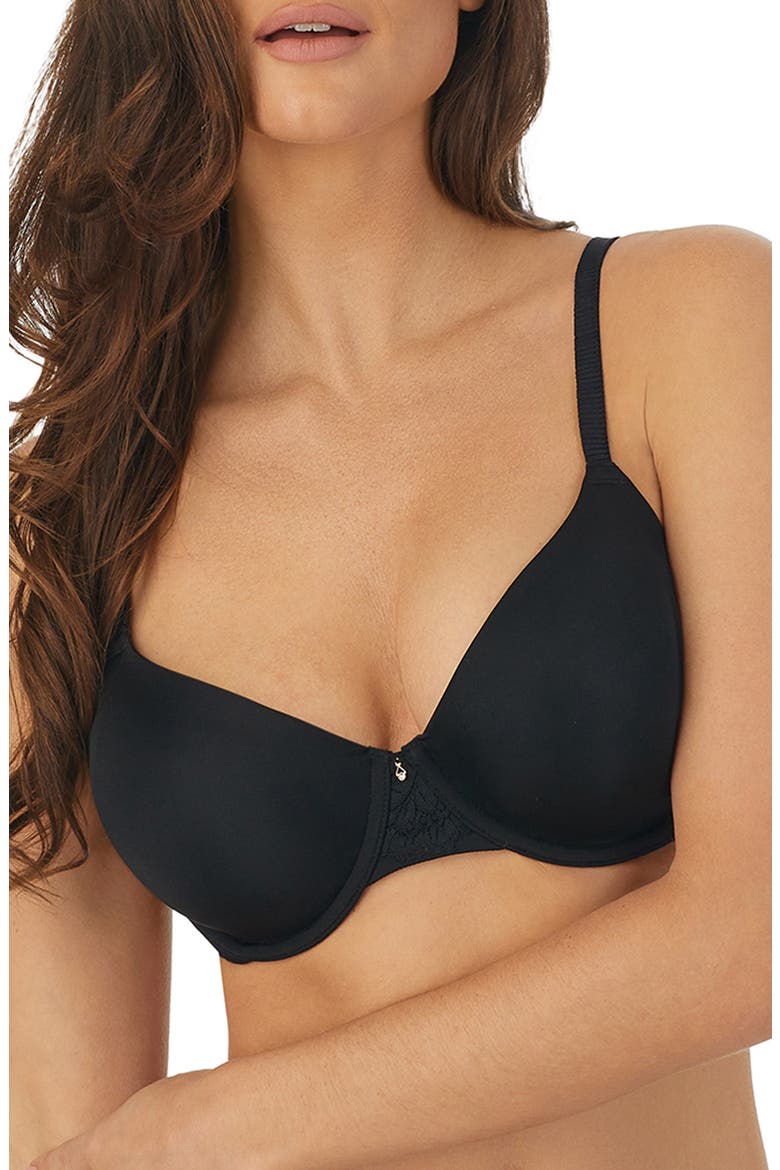 Lace Allure Soft Contour Underwire Bra, Main, color, BLACK