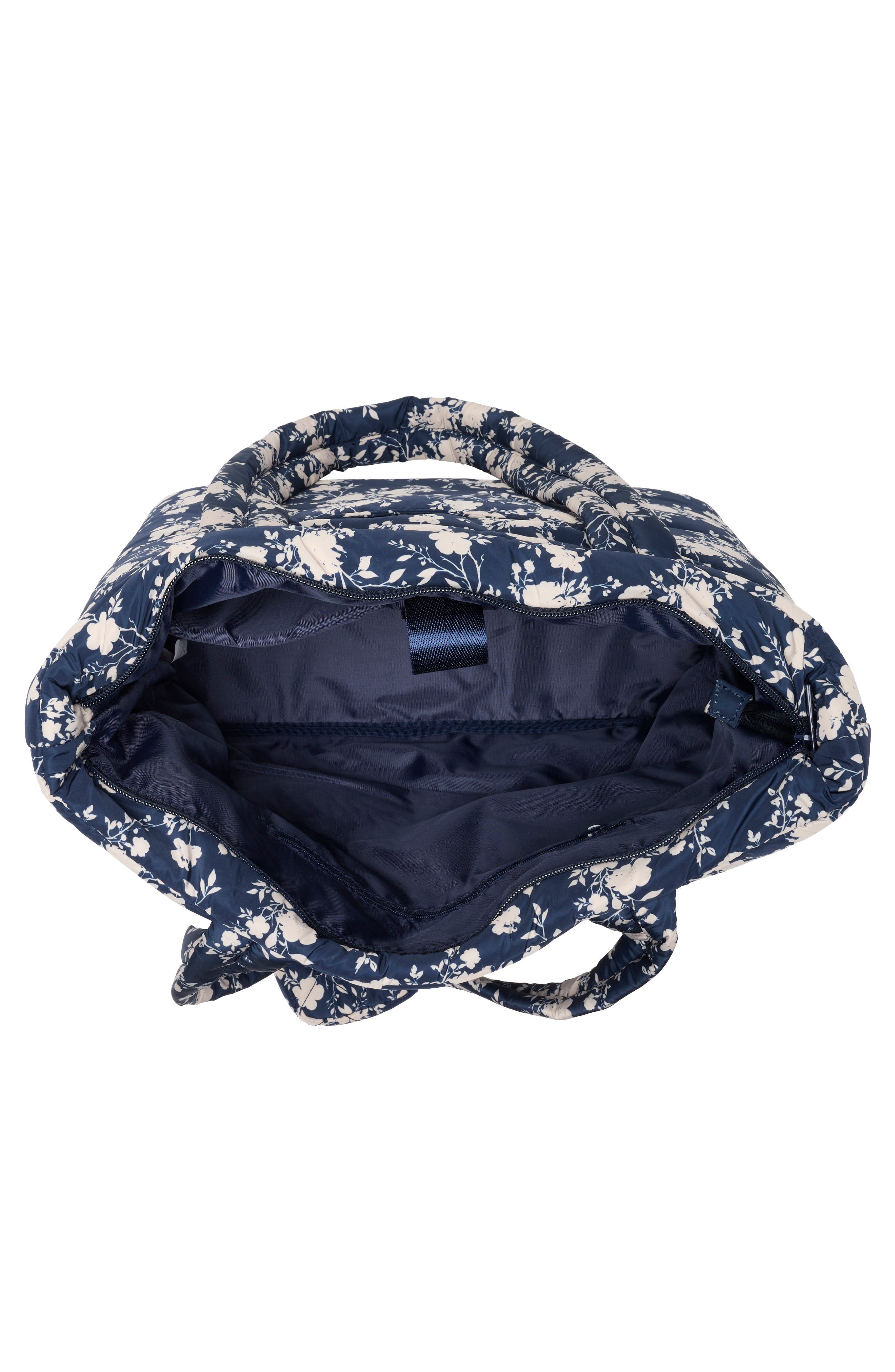 Bloom Tote Bag, Alternate, color, NAVY