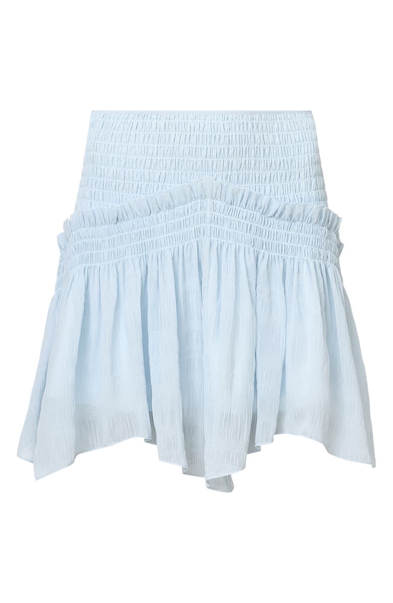 AllSaints Pamela Asymmetric Skirt, Alternate, color, Plein Air Blue