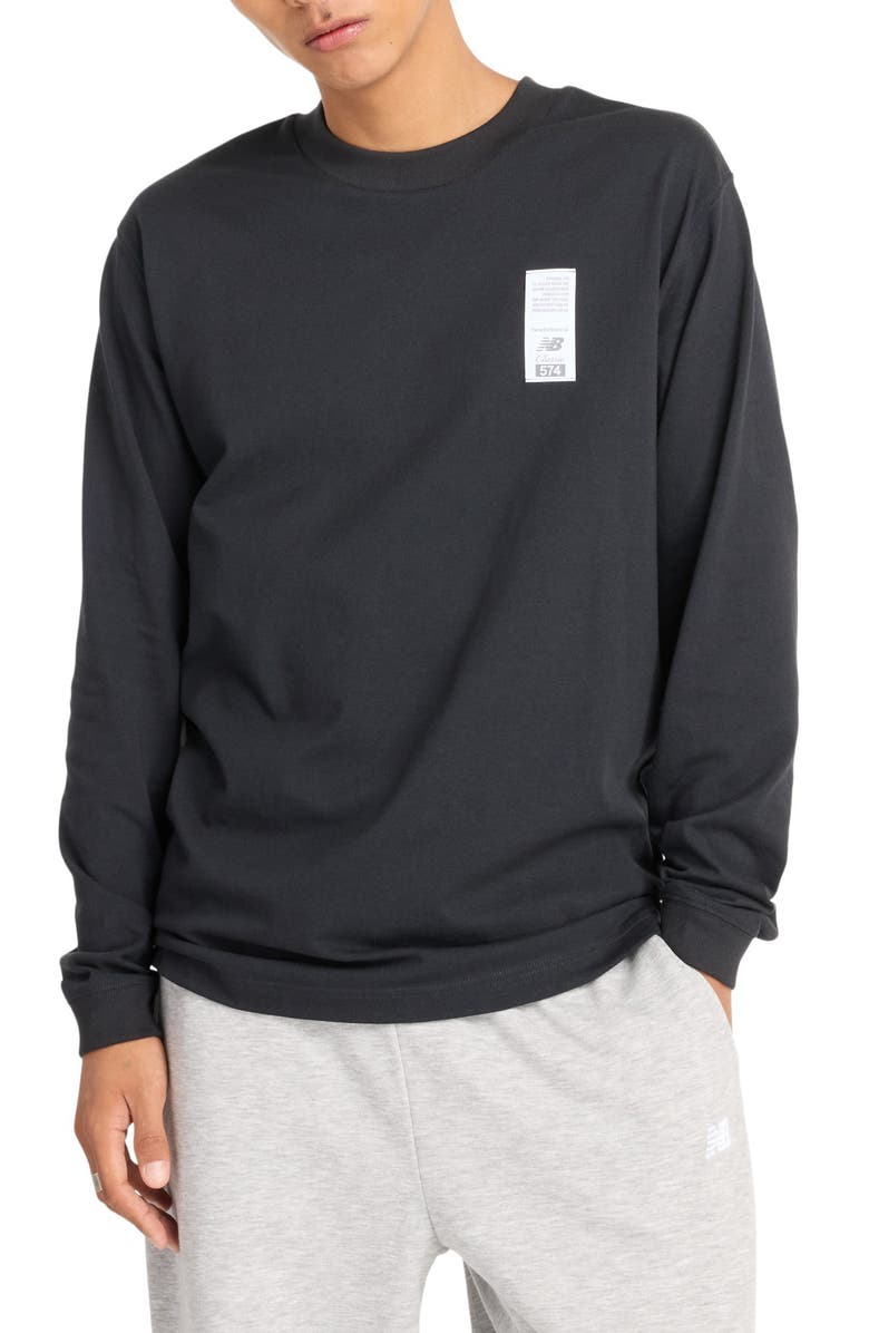 New Balance Athletics 574 Sketch Crewneck Sweatshirt, Main, color,