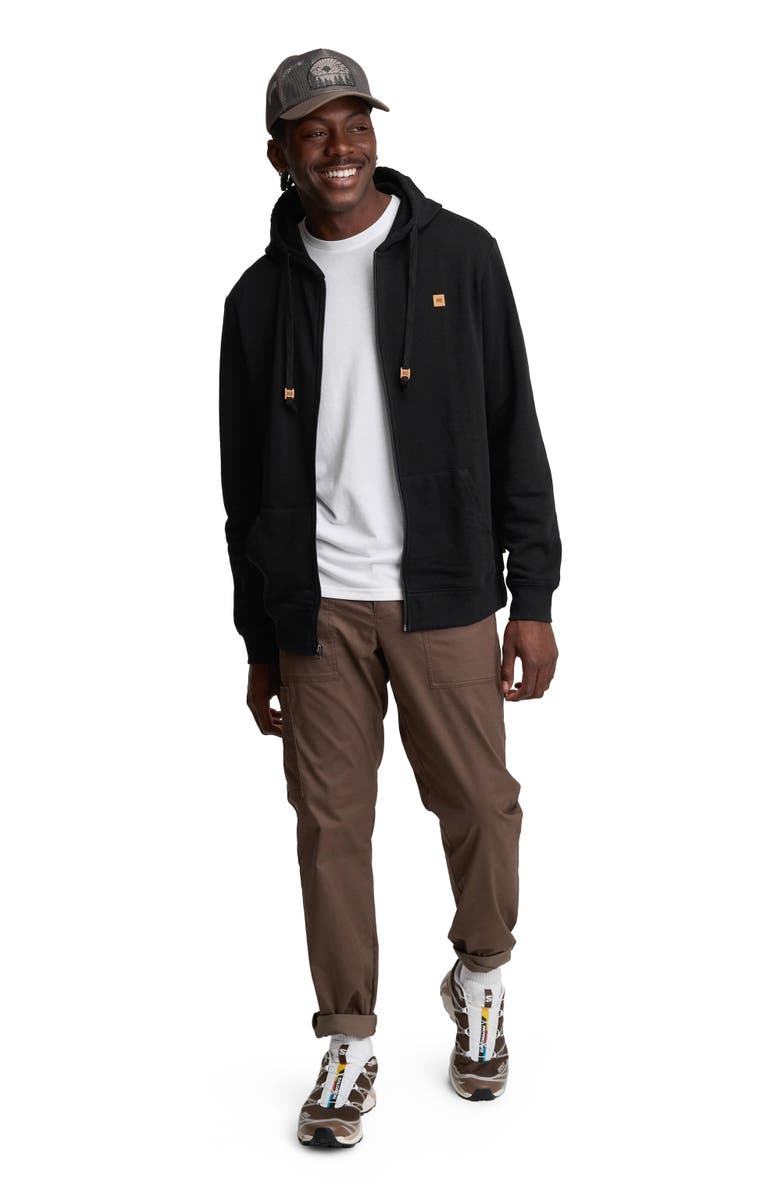 tentree Reynard Zip Hoodie, Alternate, color, Meteorite Black