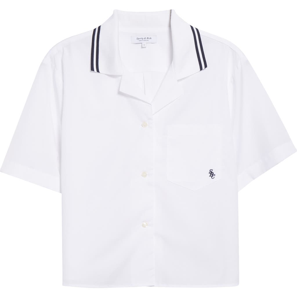 Sporty And Rich Sporty & Rich Src Sailor Button-up Shirt