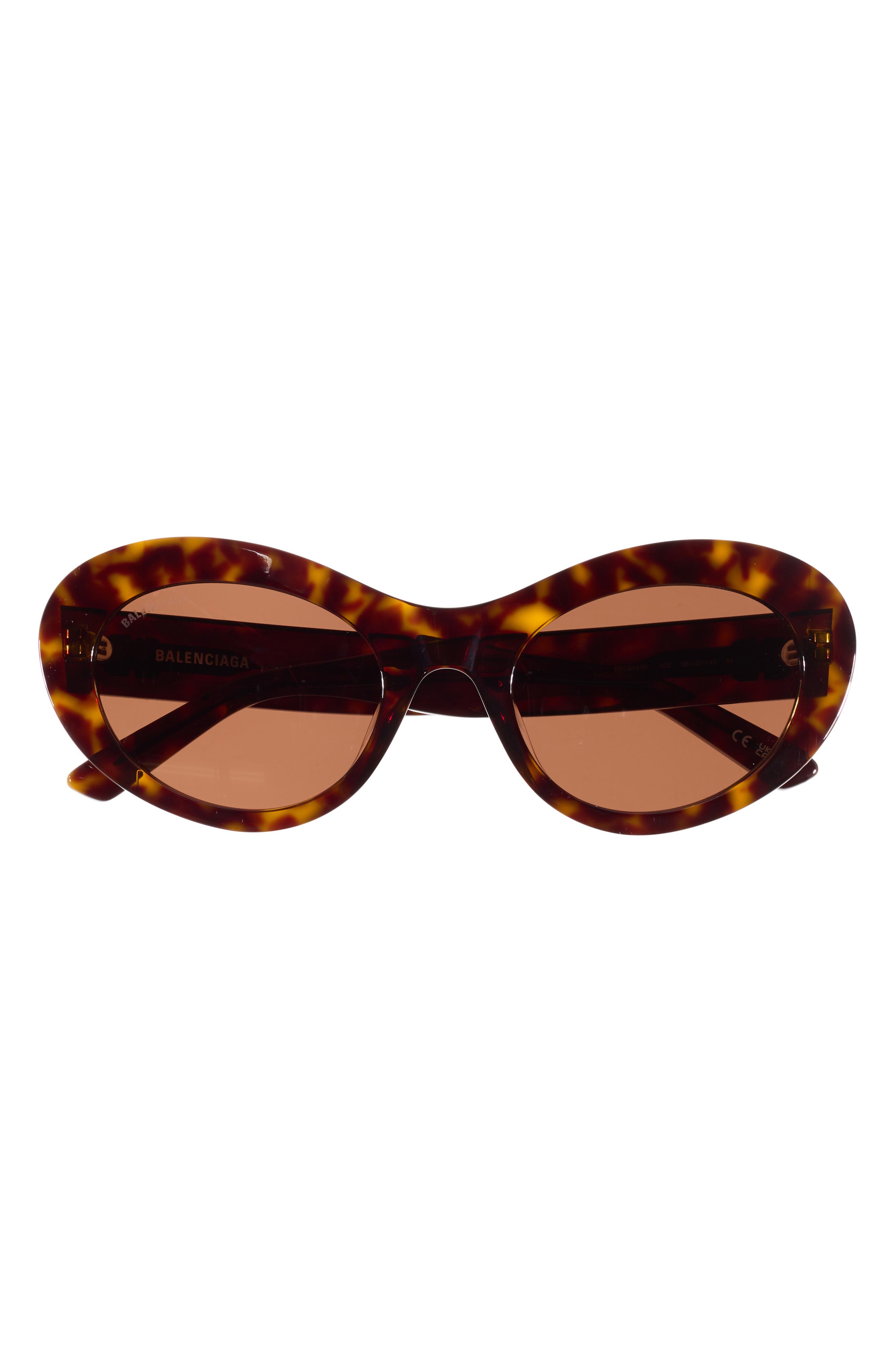 Balenciaga 55mm Oval Sunglasses